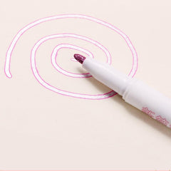 Double Line Contour Color Pen 8pcs/Set