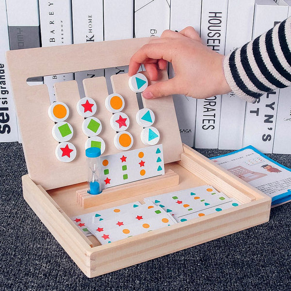 Wooden Memory Game Colors / Gift Learn Colors Montessori Toy