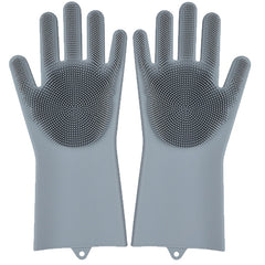 2pcs Silicone Cleaning Gloves