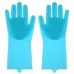 2pcs Silicone Cleaning Gloves