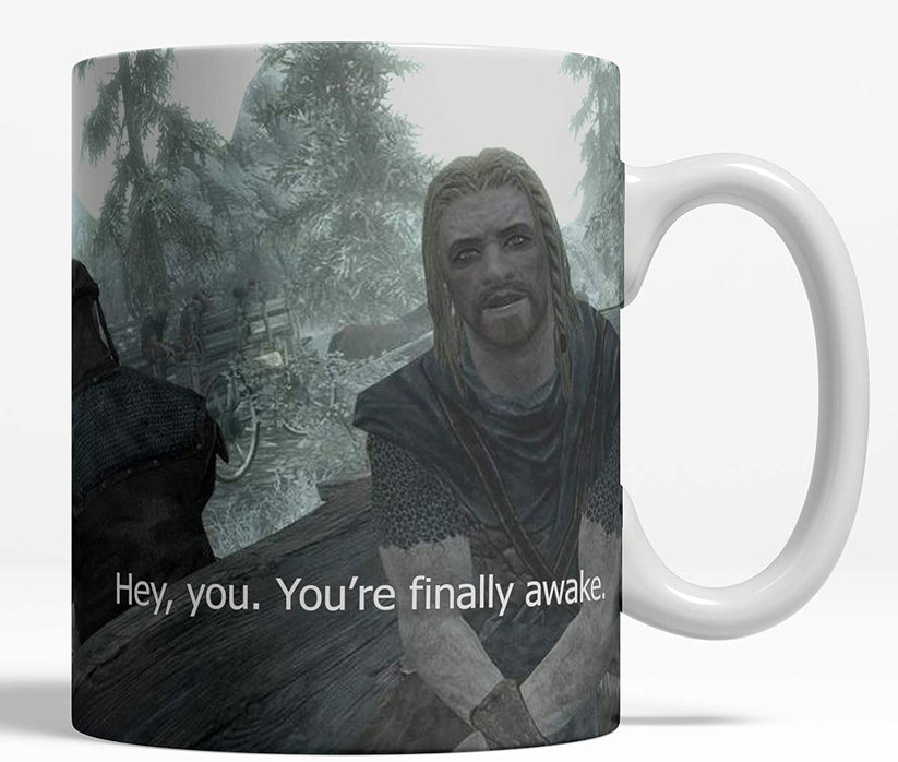 Hey, You You're Finally Awake Heat Changing Mug