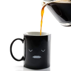 Sad Face to Happy Face Color Changing Mug