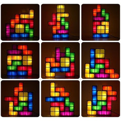 Tetris Puzzle Light Lamp