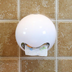 Ball Shaped Cute Emoji Waterproof Toilet Paper Box screw fixed