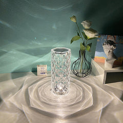 Crystal Rose Diamond Lamp