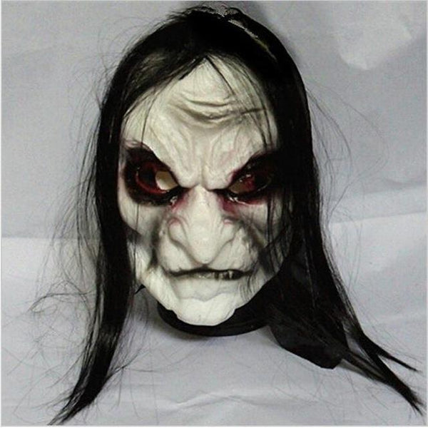 Long Hair Ghost Hedging Realistic Silicone Masks