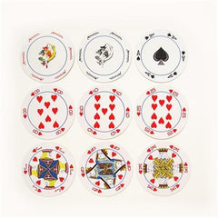 Round shape playing cards