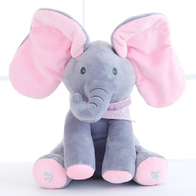 NEW! Peek-A-Boo Elephant Plush Doll