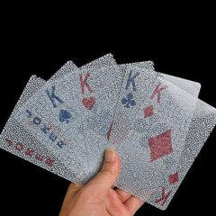 Creative Transparent Waterproof Plastic Playing Cards