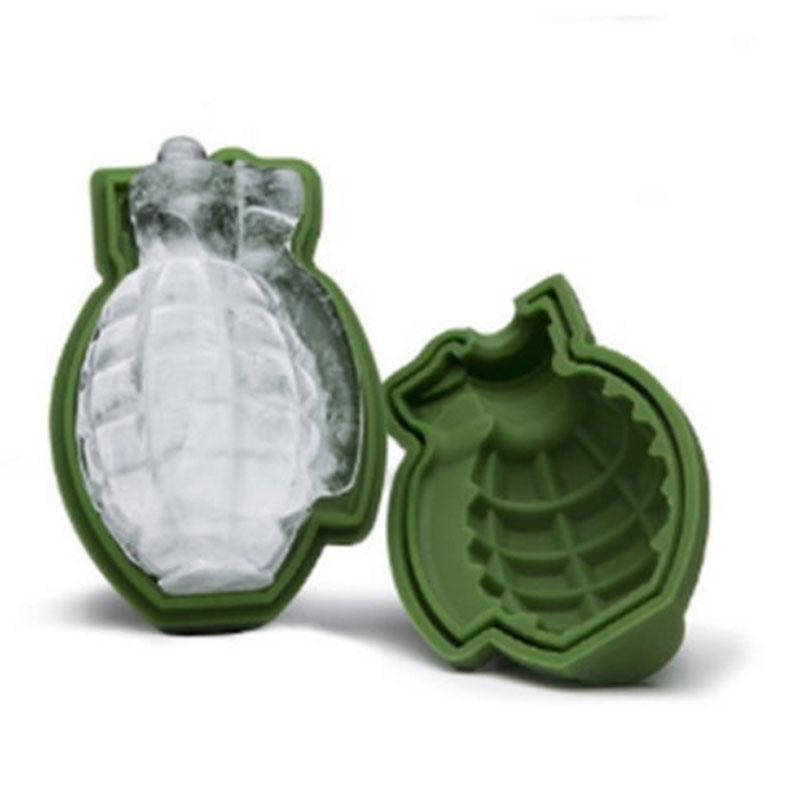 3D Grenade Shape Ice Cube Mold