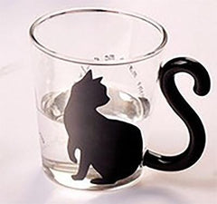Lovely Cat Glass Mug