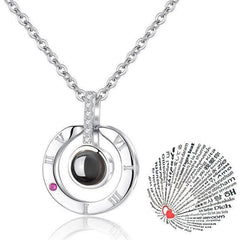 "I LOVE YOU" in 100 Languages Necklace