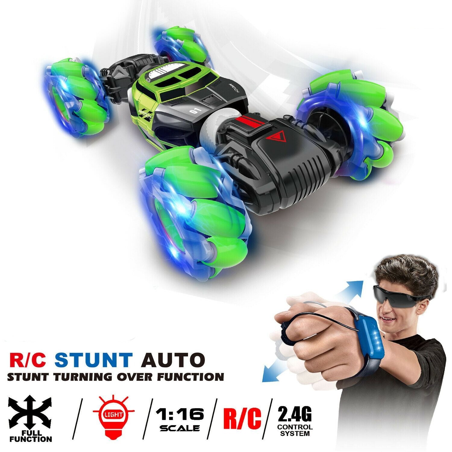 Gesture Control RC Stunt Car